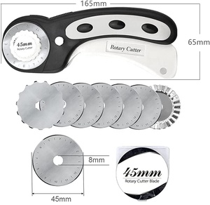 45mm生地円形キルティングパッチワークレザークラフトカッティングペーパーカッターツールロータリーカッター - Product Image 2