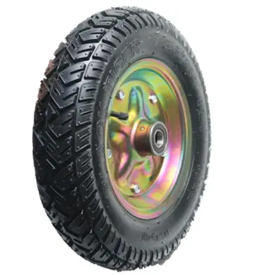 좋은 품질의 타이어 3.50-8/400-8 고무 공압 휠 트롤리/수레