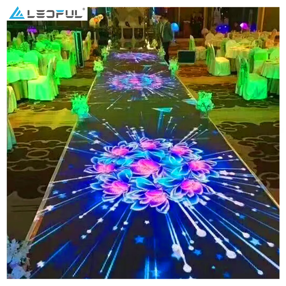 Pantalla LED P4.81 para pista de baile, tablero de escenario, Pantalla Interior