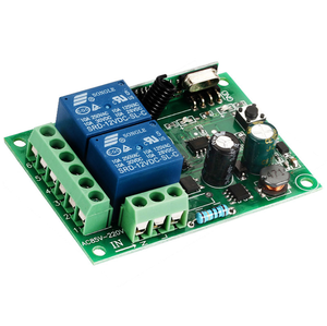 AC110V-220V Zwei drahtlose Fernbedienung Schalter Empfänger Intelligente Beleuchtung Steuer modul 433Mhz - Product Image 2