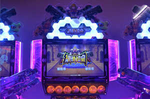 Eğlence ve heyecan için bir silah Arcade ateş etme oyunu makinesi jetonla çalışan simülatör ile Dinibao King - Product Image 4