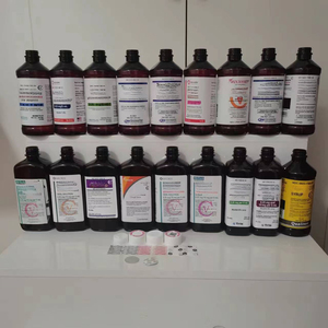 Wockhardt Tris hi-tech Actavis yapışkanlı etiket için tanımlanmış USP plastik şişe olarak boş 16oz yalın şurubu hafif dayanıklı konteyner