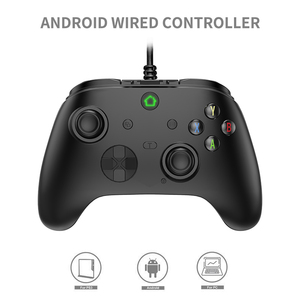 PS3 Android PC x-giriş d-giriş TVbox buhar Gamepad için kablolu çift titreşim oyun denetleyicisi - Product Image 4
