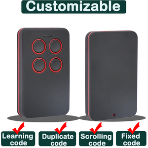 Elegante 433 nero mhz 315 RF telecomando duplicato apprendimento codice di rotolamento codice fisso multifunzione telecomando - Product Image 4