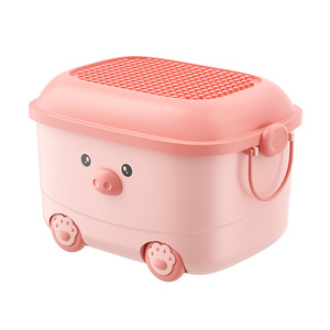 ホイール付き多機能漫画プラスチック玩具収納ボックス - Product Image 6