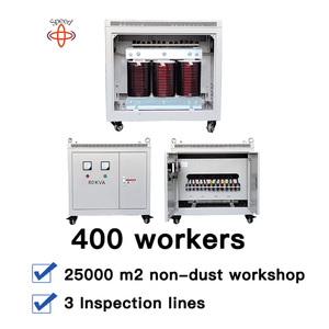 Hochfrequenz OLTC 35kv 2000 Kva 100 Kva 3-Phasen-Trockenisolationsleistung Ein phasen-bis Drei phasen transformator - Product Image 5