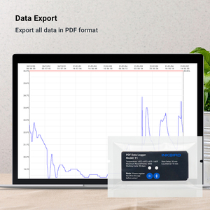 Inkbird-IBS-T1 de datos de temperatura, registrador de datos de temperatura de un solo uso, resistente al agua, cadena de frío profesional, PDF - Product Image 5