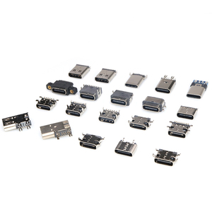 Usb tip c konektörü 6 p dişi konnektör 16 pin c tipi usb konektörler c tipi jack şarj - Product Image 1