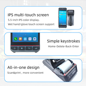 XT8980A Handheld <strong>QR</strong> <strong>Scanner</strong> Bar <strong>Code</strong> <strong>Scanner</strong> Terminal with Printer - Product Image 2