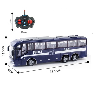 SY 1:30 Scale Radio Control Vehicle 4CH <strong>RC</strong> Car for Kids Remote Control Bus Toy - Product Image 3