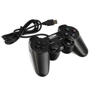 Joystick de Gamepad con cable USB de alta calidad con Motor de vibración Controlador de juegos portátil de mano para PC Computadora portátil