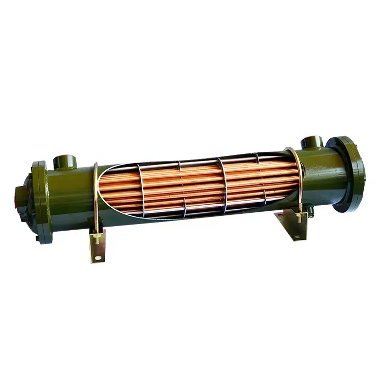 Scambiatore di calore a conchiglia tubo di rame industria ad alto trasferimento di calore alluminio fornito in alluminio acciaio inossidabile 1.5-2mpa