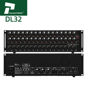 Paulkitson DL32 Stagebox 32入力16出力Paシステムステージ音楽サウンド機器使用M32ライブデジタルミキサー - Product Image 1