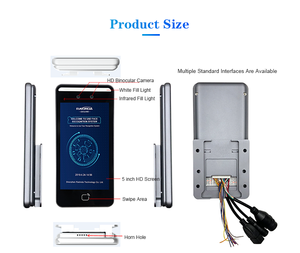 Facial Identification Access Control <strong>Face</strong> <strong>Recognition</strong> Cloud F1 Support 2 Million Pixels 1280 X 720 Android 9.0 Above 5inch - Product Image 2