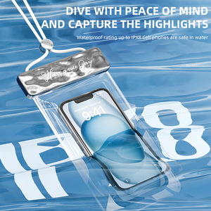 定制批发TPU浮动IPX8透明手机壳防水手机袋袋户外运动 - Product Image 3
