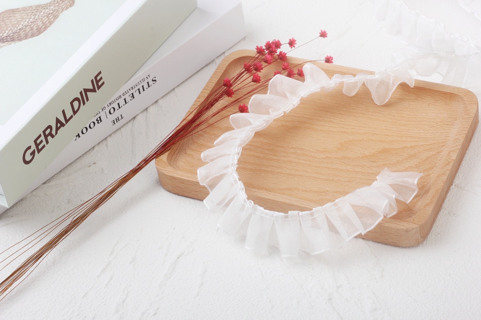 Natural White-2.5cm-40m/Bundle (MOQ:40m)