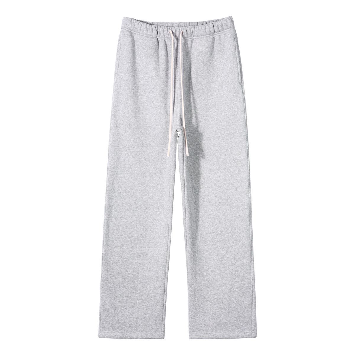 Pantaloni grigi a fiori