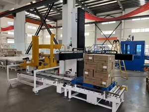 Ein spalt iger Palettier koffer Palettier maschine Automatischer Palet tierer/Roboters tapler für die Flaschen wasser produktions linie - Product Image 4