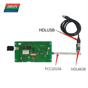 DWIN LCD ekran modül aksesuarları 10 Pin 8 Pin kablo TTL USB adaptör panosu elektronik yedek parçaları TFT LCM için - Product Image 1