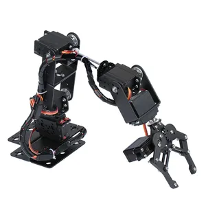 6 DOF Robot manipolatore in lega di metallo morsetto braccio meccanico artiglio Kit MG996R per Arduino robotizzato educazione