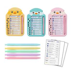 2023 New Toys Student Self-discipline Card <strong>Learning</strong> Growth <strong>Program</strong> Children's Time Management Form - Product Image 2
