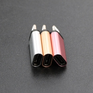 IPhone için mikro USB/tip-c şarj adaptörü kadın erkek dönüştürücü adaptörü iPhone 6 6s 7 8 artı X 10 iPad için - Product Image 2
