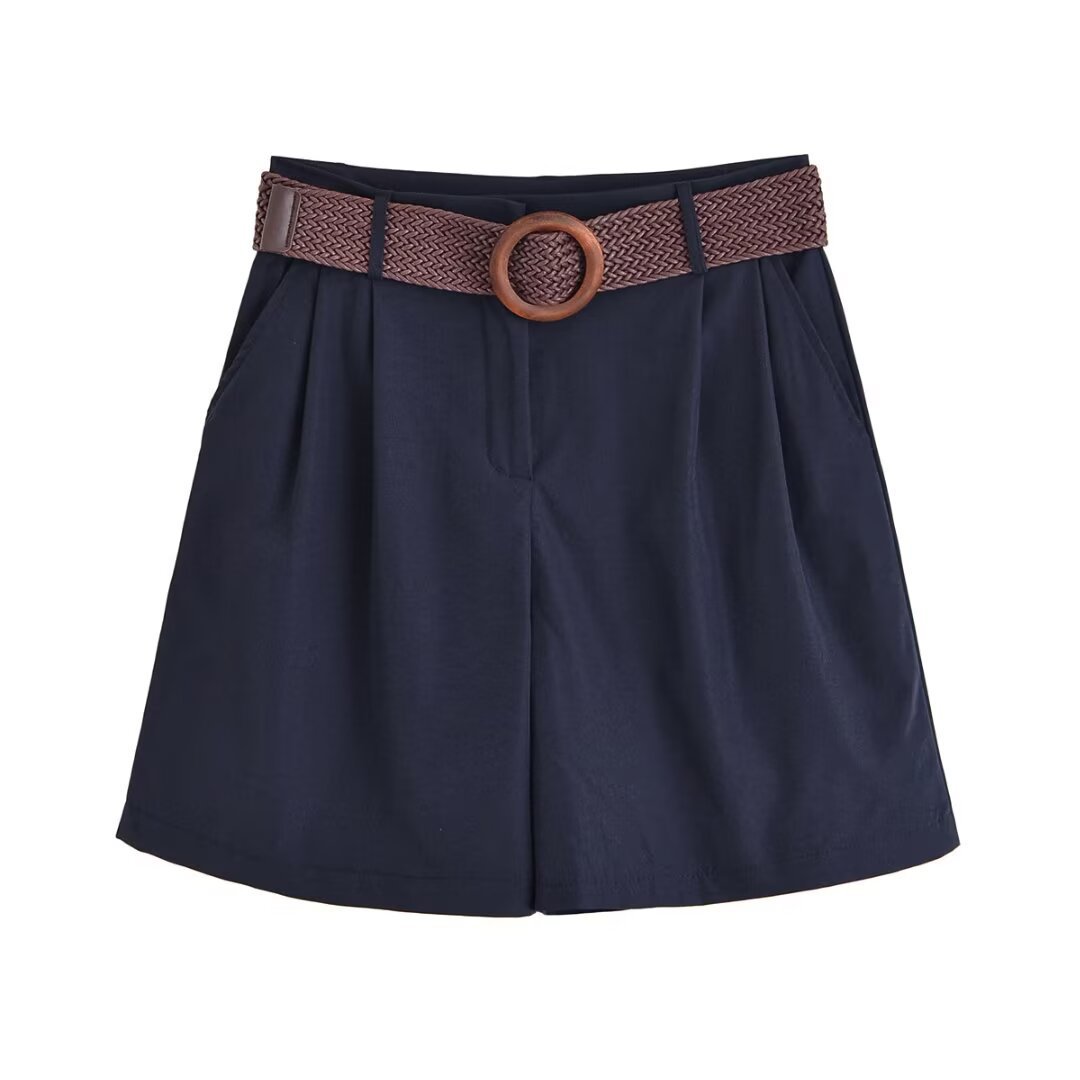 Navy blue casual pants