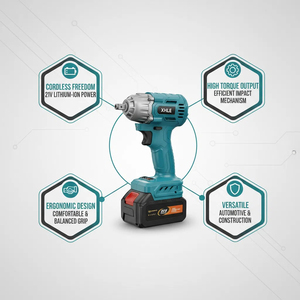 Nhà Máy Bán Hàng Trực Tiếp Mô-men Xoắn Điện Cờ Lê Công Cụ Điện Chuyên Nghiệp Công Suất Lớn Lithium Không Dây Tác Động Cờ Lê - Product Image 2