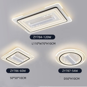 SENKAI 80 telecomando 6 marce 30000 in plastica bianca LED ventilatore da soffitto a spettro completo senza pale Design per l'home Office 15 97 moderno