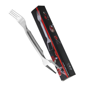 OWNSWING多目的2In1フルーツベジタブルツールデュアルヘッドスイカフォークスライサーカッター - Product Image 6