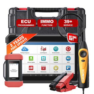 Launch x431 pad7 Elite utilizado para el programa de llaves hitag 3 Hol Tel dispositivo programador para ECU programación herramientas de diagnóstico escáner de coche