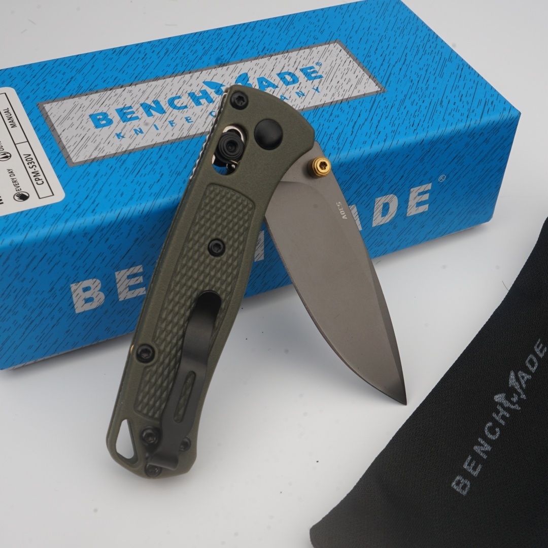 Green Handle Gray Blade
