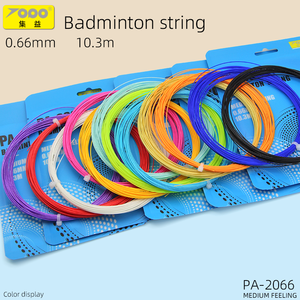 JI YI PA-2066バドミントンストリングバドミントンラケット用バウンスストリングラケット用直径0.66mmストリング - Product Image 3