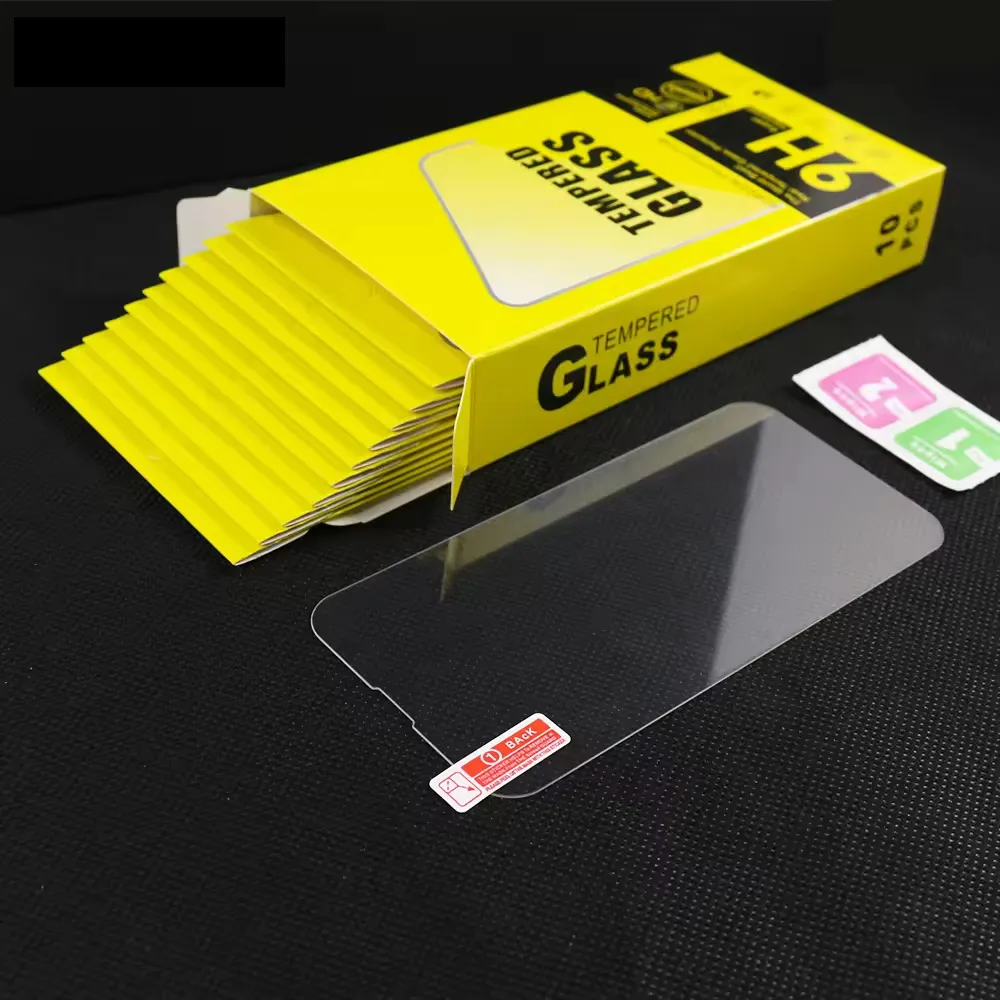 Anti-Scratch High Transparent 9H Glass Mobile Tempered Glass For IPhone 15 14 13 12 11 xr xs Pro Max Glass Screen Protector