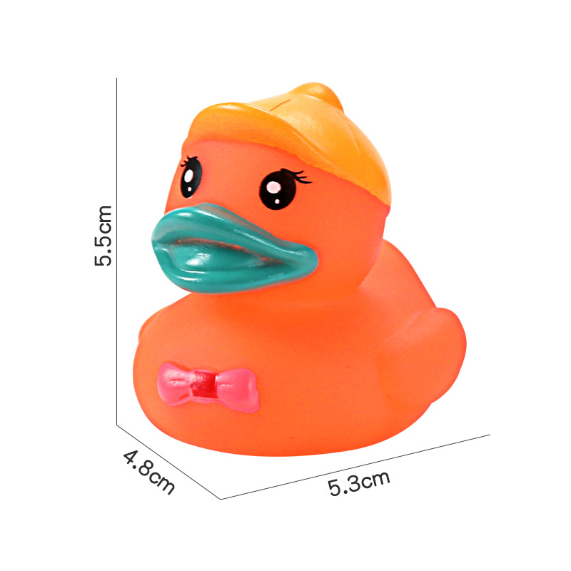 Sombrero de copa pato naranja