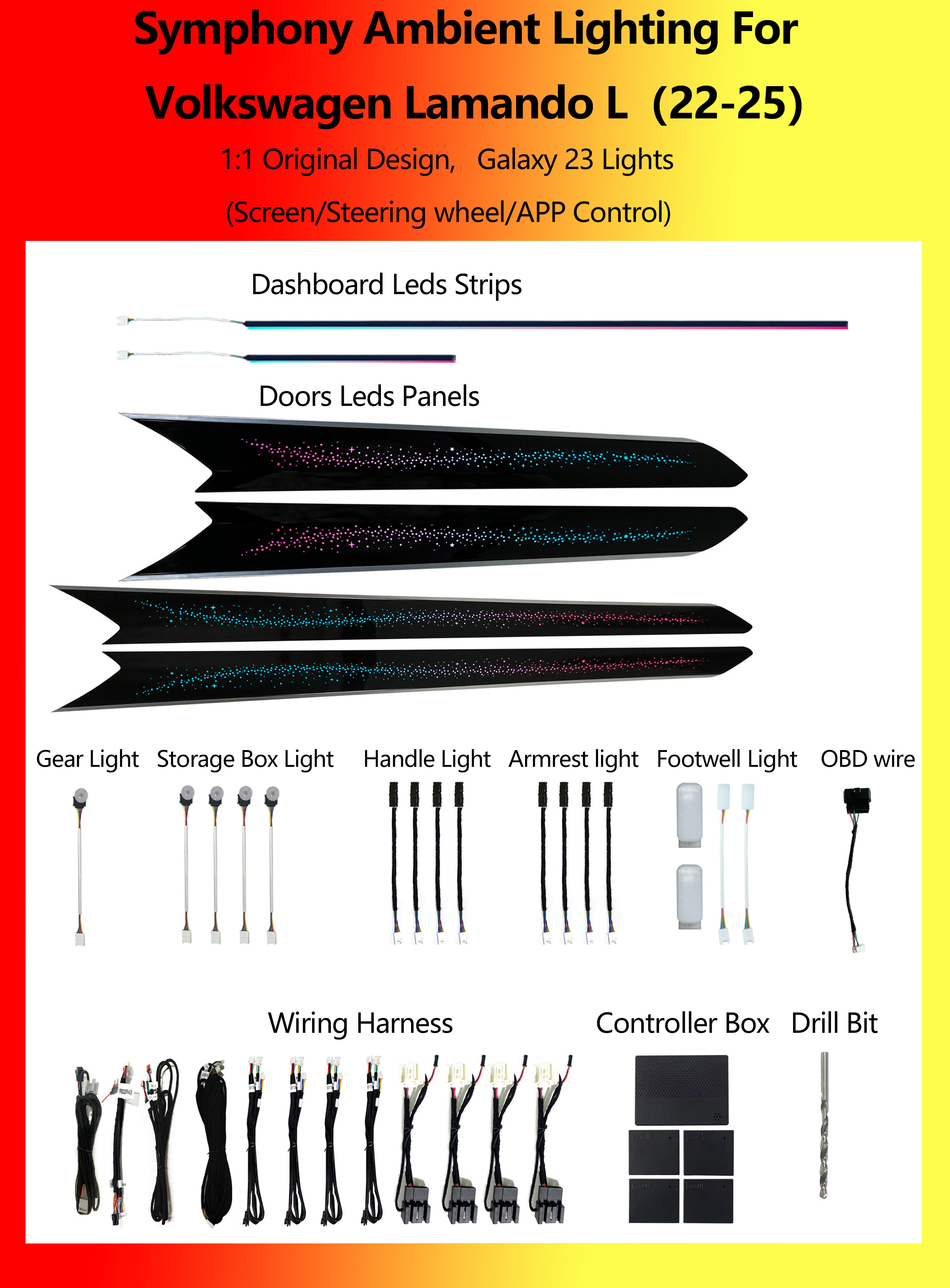 Volkswagen Lamando L Galaxy Symphony 23 Lights