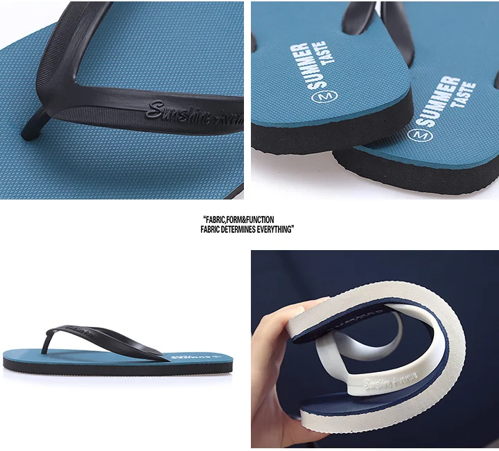Hot Selling Sandals Flip-flops Made In China Non Slip PVC Sole Men Slippers Flip Flops With High Quality
