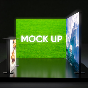 Struttura in tessuto modulare Led Light Box display per fiera fieristica 3*3M - Product Image 4