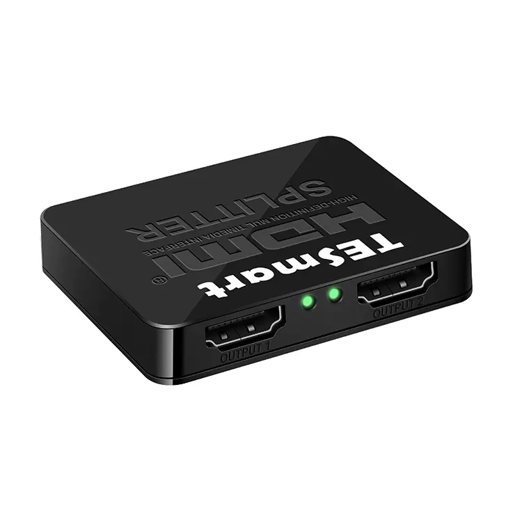 Hdmi-разветвитель TESmart OEM/ODM, 1 дюйм, 2 выхода, кабель Micro USB, 2-сторонний порт UltraHD Smart EDID, 4K, 30 Гц, Hdmi-разветвитель для нескольких мониторов