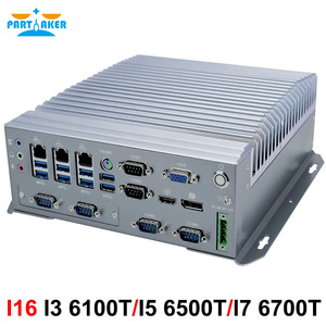 Fanless Industrial PC Intel I3-6100T/i5-6500T/i7-6700T 6x COM VGA/HD/DP Embedded <strong>Computer</strong> for Industrial Automation - Product Image 6