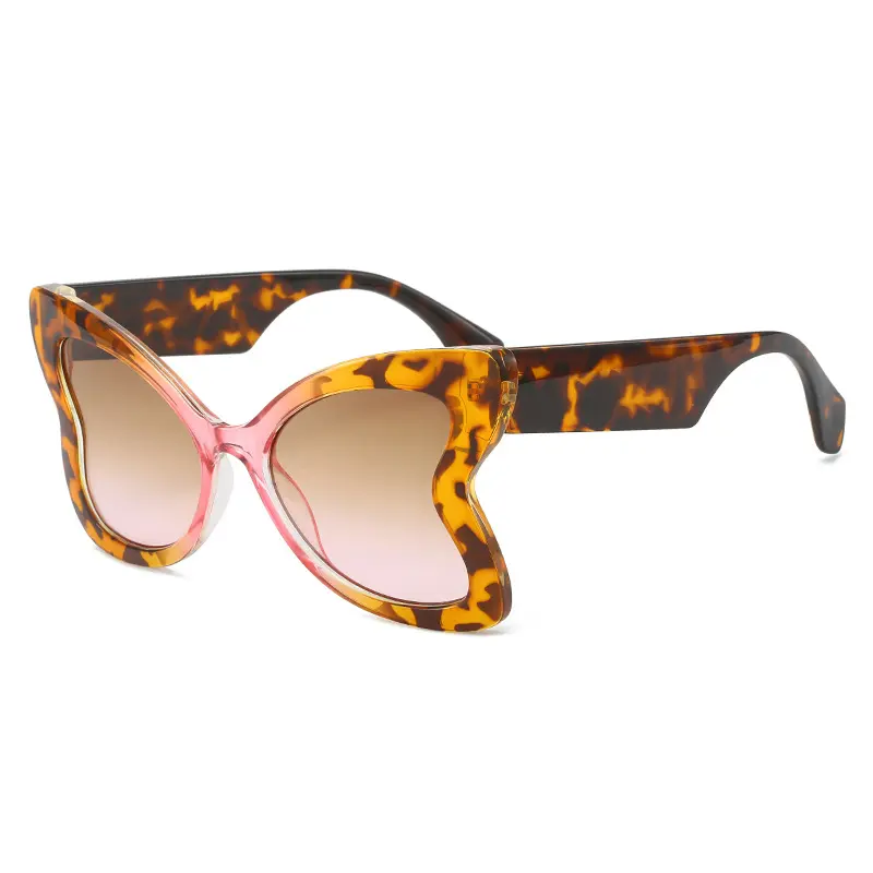 TY1639 rétro papillon lunettes de soleil 2024 mode femmes dégradé lunettes de soleil marque de luxe concepteur surdimensionné lunettes nuances UV400