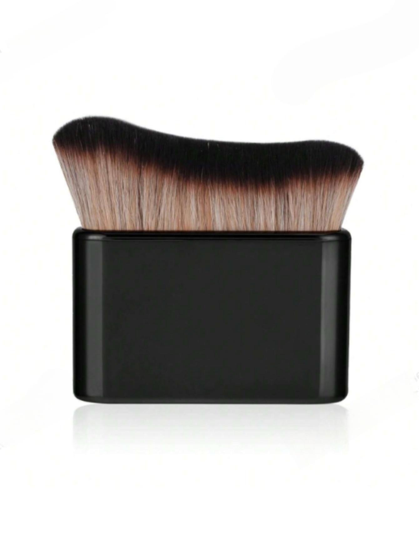 Brosse à lotion pour le corps noire à vagues hautes et basses