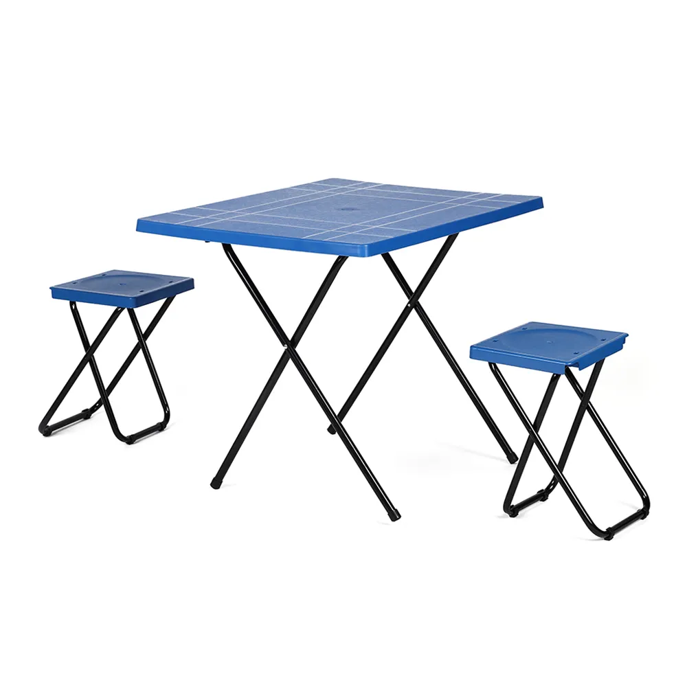 Высококачественные пластиковые складные столы и стулья для улицы или ресторана