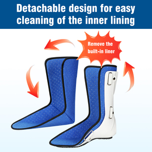 دعامة جبيرة مريحة قابلة للتعديل من النيلون للكاحل من النيوبرين مثبت القدم لتثبيت كسر الكاحل وإعادة التأهيل - Product Image 2