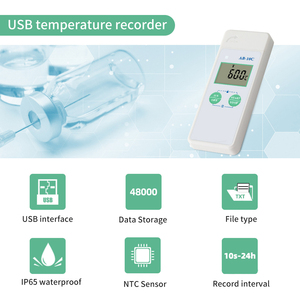 Grabador de temperatura automático con USB, registrador de datos, termómetro de transporte, contenedor de cadena fría refrigerada - Product Image 3
