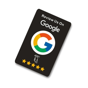 Programmier bare 13,56 MHz RFID Google Review Card NFC Google Comment Card mit QR-Code