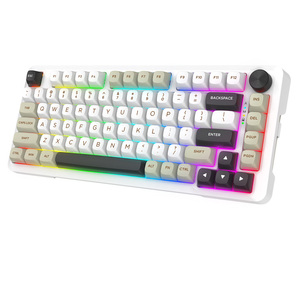 81 Keys 2.4Ghz Wireless Gaming <strong>Keyboard</strong> Custom <strong>Keyboard</strong> RGB Gasket <strong>Structure</strong> Hot Swappable Mechanical Gaming <strong>Computer</strong> <strong>Keyboard</strong> - Product Image 1