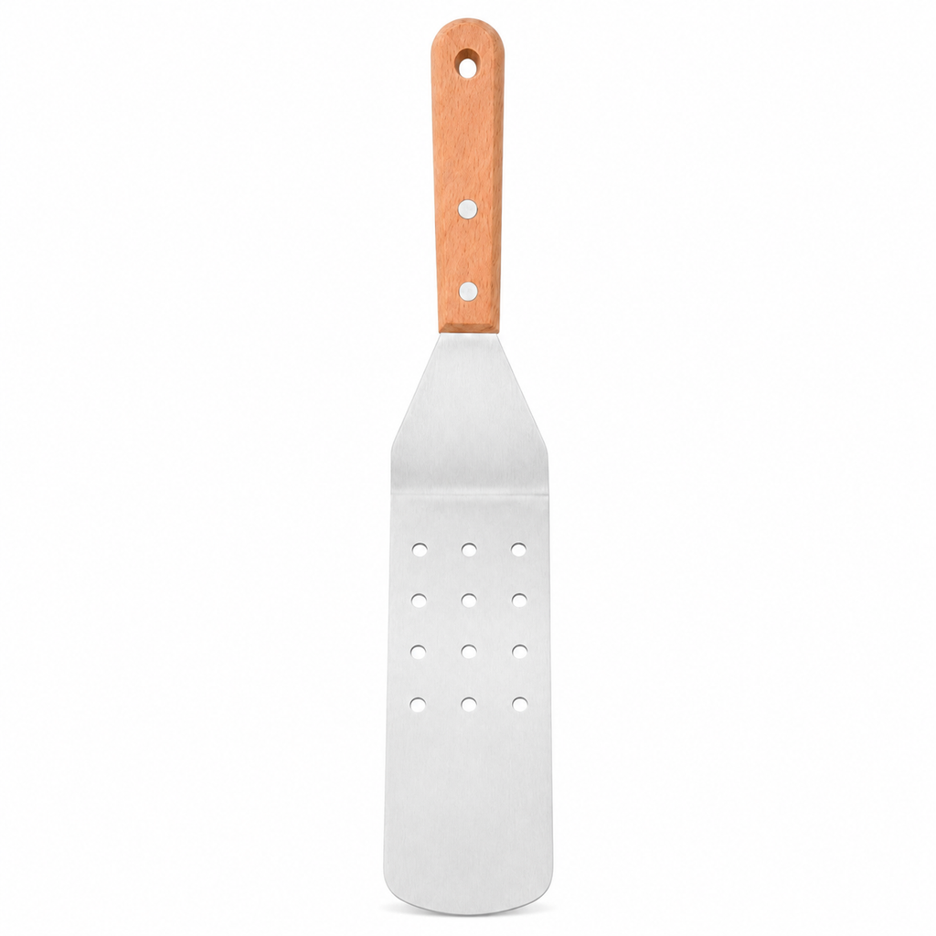 Wood Handle Slotted Turner