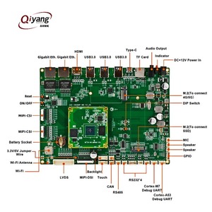 Imx8m plus incorporato linux sbc board scheda madre ddr4 set braccio linux sviluppo schede incorporate kit - Product Image 3