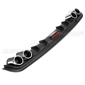 120/128 evrensel araba arka tampon difüzör dudak bagaj Spoiler arka difüzör koruyucu Canard Audi için KIA için BMW için Benz - Product Image 6